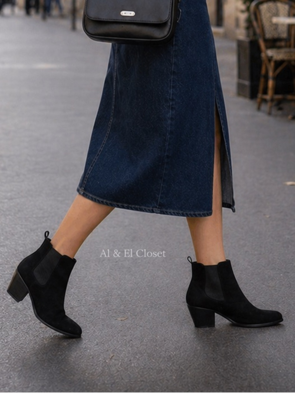 DV by Dolce Vita Collyns Black Faux Suede Ankle Booties Size 9 New With Box